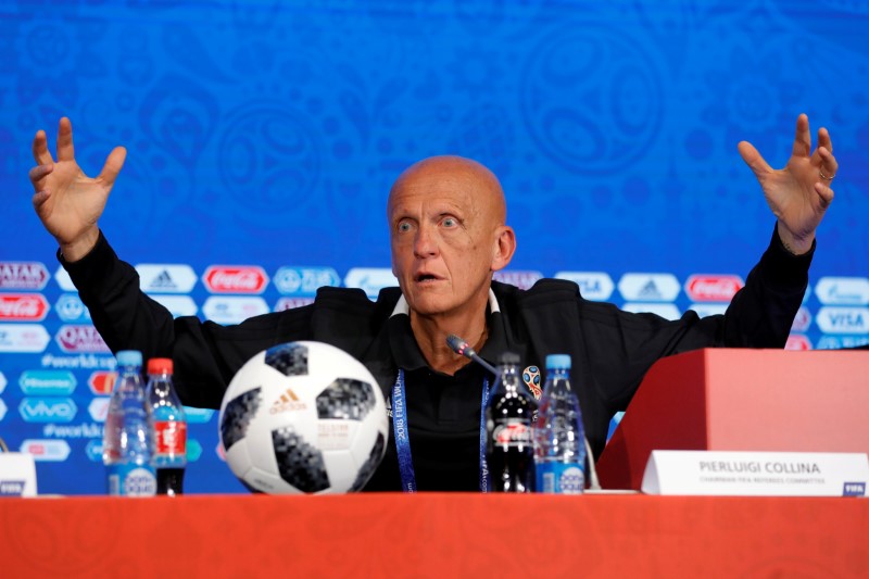 © Reuters. استقالة كولينا من رئاسة لجنة الحكام بالاتحاد الأوروبي لكرة القدم