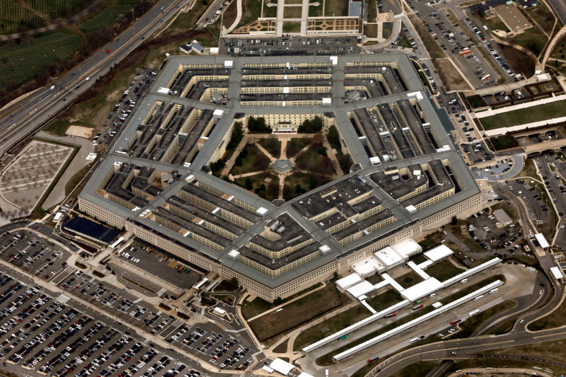 © Reuters. FILE PHOTO: The Pentagon aerial view in Washington