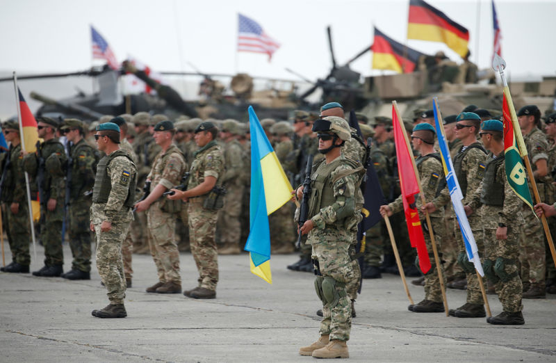 © Reuters. جورجيا تنتقد روسيا في بداية تدريبات عسكرية بقيادة أمريكية