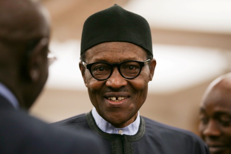© Reuters. رئيس نيجيريا يسافر في عطلة لبريطانيا لمدة 10 أيام