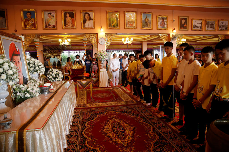 © Reuters. تايلاند تقيم متحفا لإحياء ذكرى إنقاذ فتية الكهف