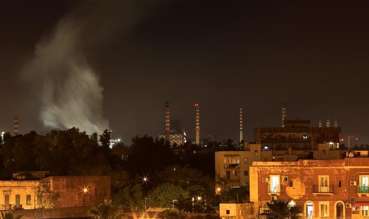© Reuters. L'impianto Ilva di Taranto