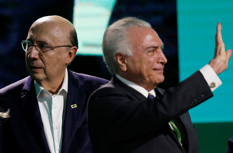 © Reuters. Presidente Michel Temer e candidato do MDB à Presidência, Henrique Meirelles