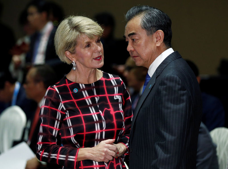 © Reuters. دبلوماسي صيني يأمل بتحسن العلاقات مع استراليا قريبا