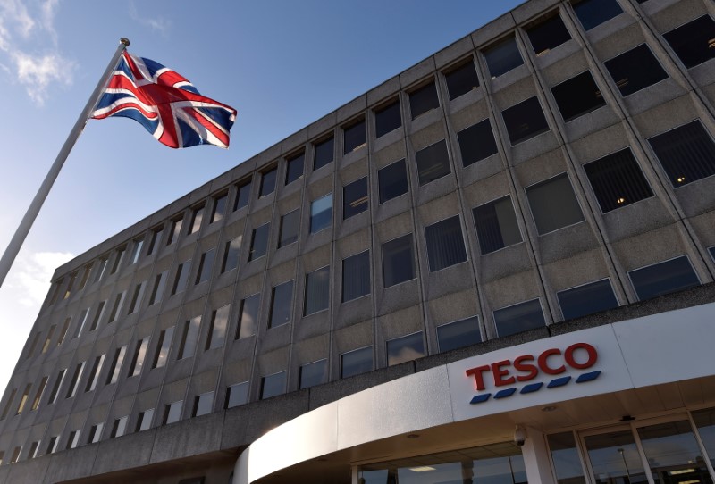 © Reuters. The head office of Tesco is seen in Cheshunt