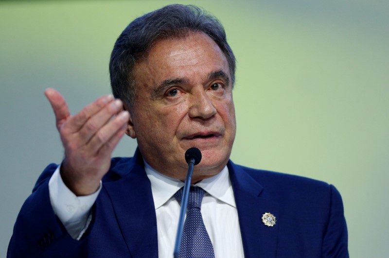 © Reuters. Alvaro Dias participa de evento em Brasília