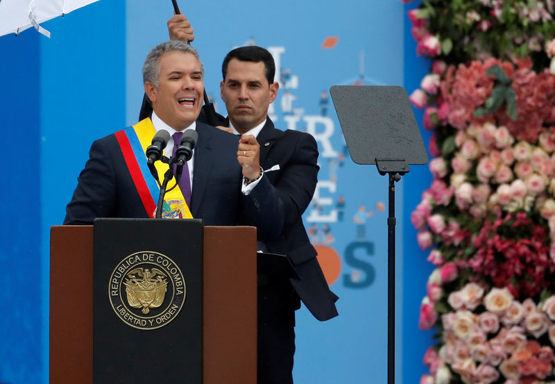 © Reuters. Iván Duque assume Presidência da Colômbia