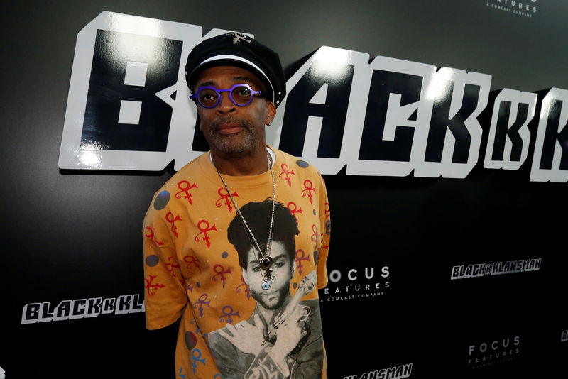 © Reuters. Spike Lee espera que Trump vea "BlacKkKlansman", su película sobre el Ku Klux Klan