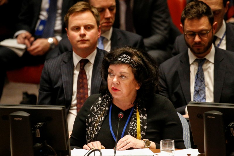 © Reuters. مجلس الأمن الدولي يدعو لتحقيق نزيه في ضربة جوية باليمن