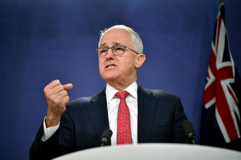 © Reuters. Australian Prime Minister Malcolm Turnbull speaks to the media in Sydney
