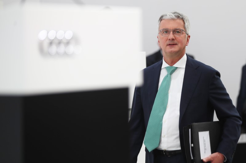 © Reuters. Ex-presidente-executivo da Audi, Rupert Stadler