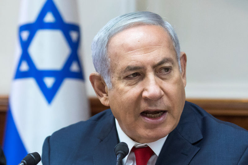 © Reuters. Primeiro-ministro de Israel, Benjamin Netanyahu