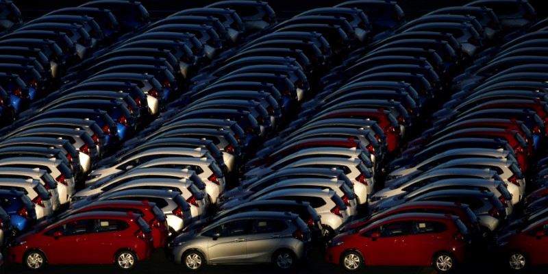 © Reuters. Japón envía menos coches a EEUU y sus exportaciones siguen ralentizándose