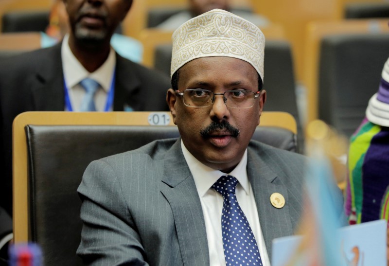 © Reuters. الرئيس الصومالي يعين قائدا جديدا للجيش ضمن تغييرات في أجهزة الأمن