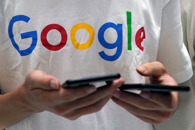 © Reuters. Camiseta com logo do Google