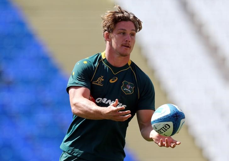 © Reuters. Rugby Union - Championship - Australia's Wallabies captain's run