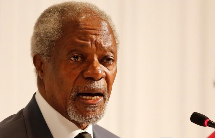 © Reuters. Fallece Kofi Annan, ex secretario general de ONU y Nobel de la Paz