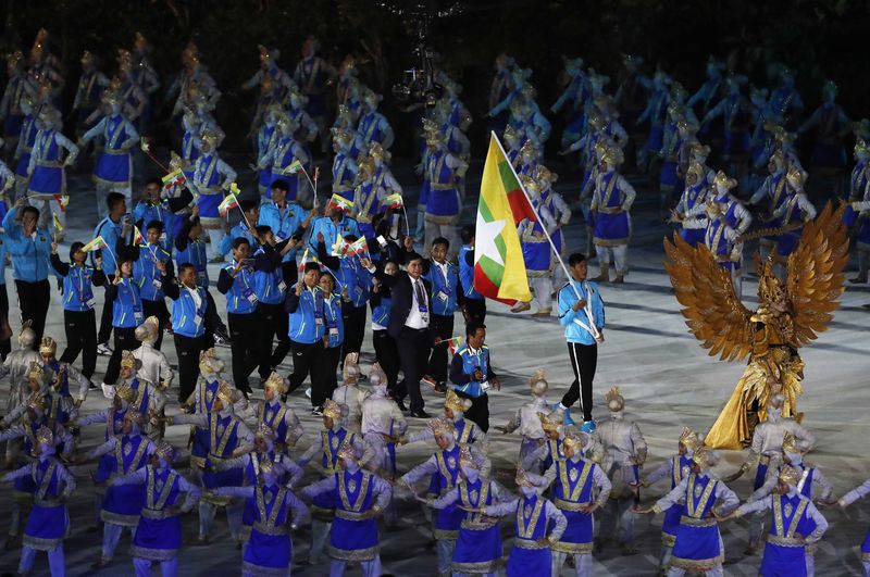 © Reuters. 2018 Asian Games – Opening ceremony