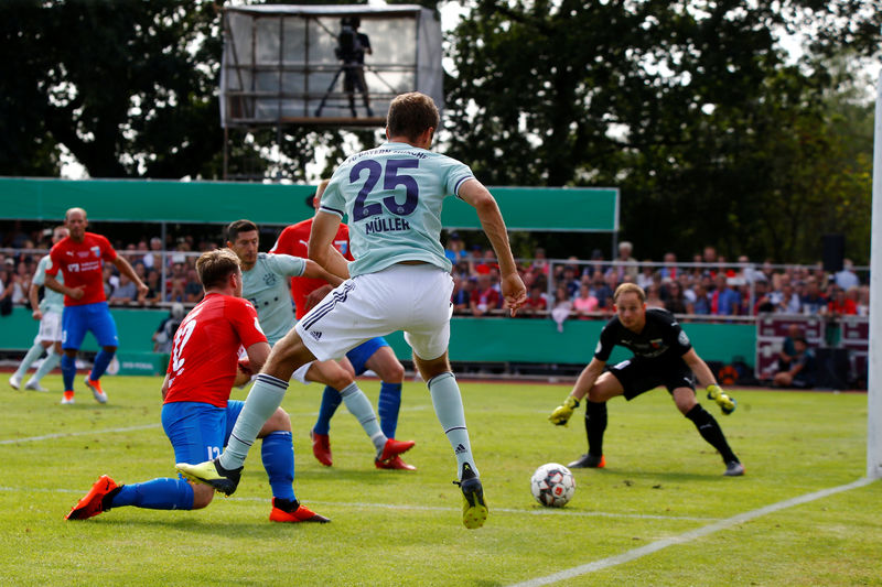 © Reuters. DFB Cup First Round - SV Drochtersen/Assel v Bayern Munich