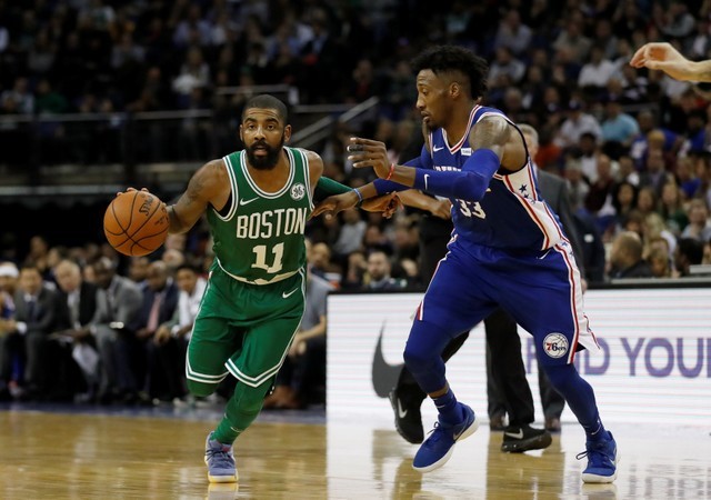 © Reuters. NBA - Boston Celtics vs Philadelphia 76ers