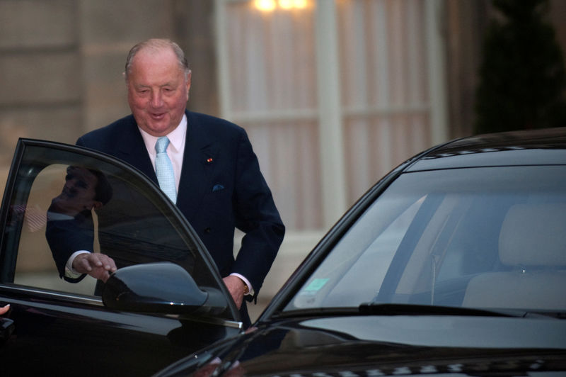 © Reuters. FILE PHOTO: Belgium businessman Frere leaves the Elysee Palace in Paris