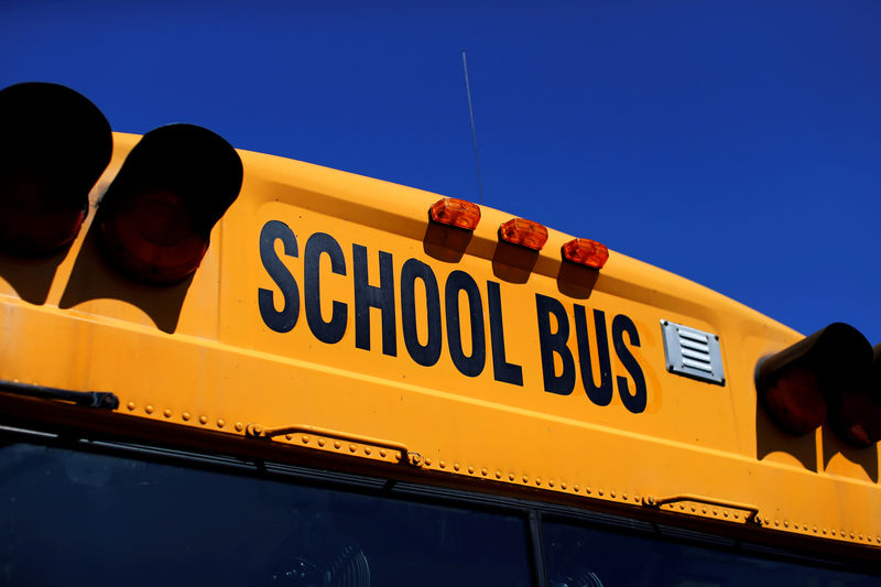 © Reuters. FILE PHOTO: A school bus is shown in Rancho Bernardo, California