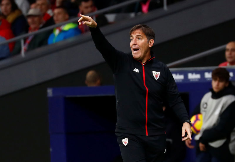 © Reuters. Gaizka Garitano sustituye a Berizzo al frente del Athletic Bilbao