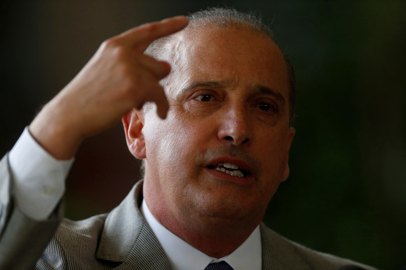 © Reuters. Futuro ministro da Casa Civil, Onyx Lorenzoni, em Brasília