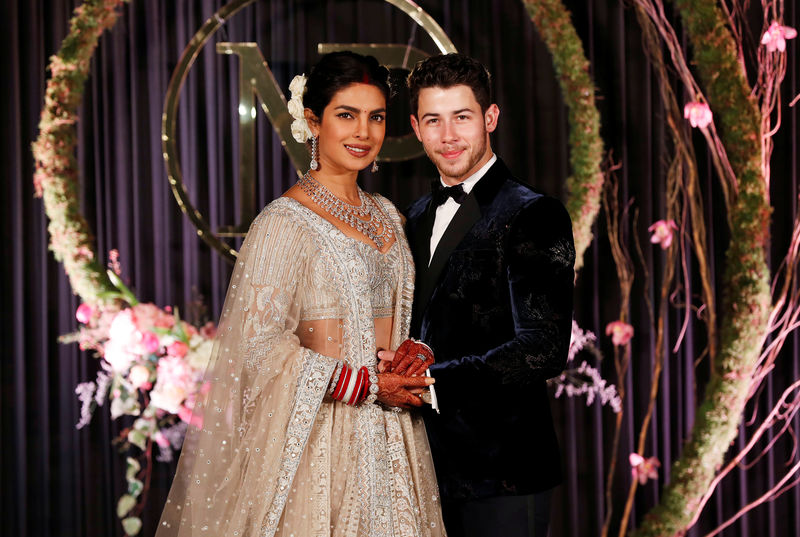 © Reuters. Priyanka Chopra e Nick Jonas se casam em Nova Délhi