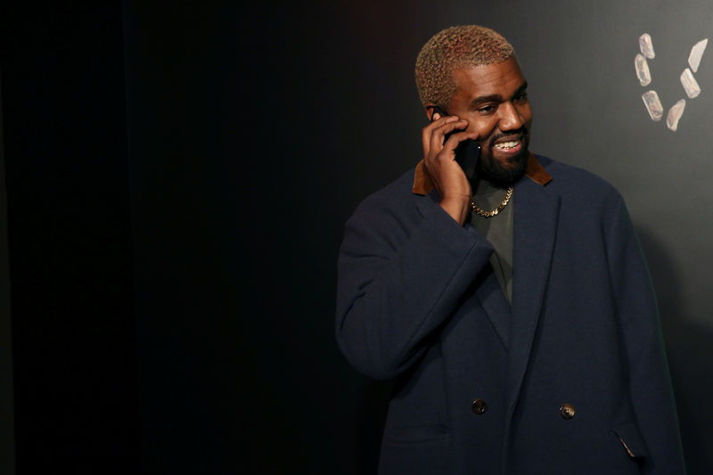 © Reuters. Rapper Kanye West em Nova York