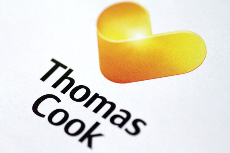 © Reuters. FILE PHOTO: Illustration photo of a Thomas Cook logo