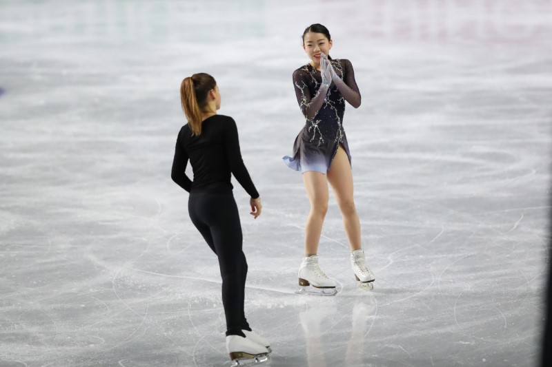 © Reuters. Figure Skating: 2018 ISU Junior Grand Prix of Figure Skating in Canada