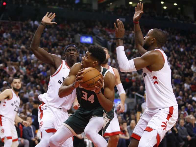 © Reuters. NBA: Milwaukee Bucks at Toronto Raptors