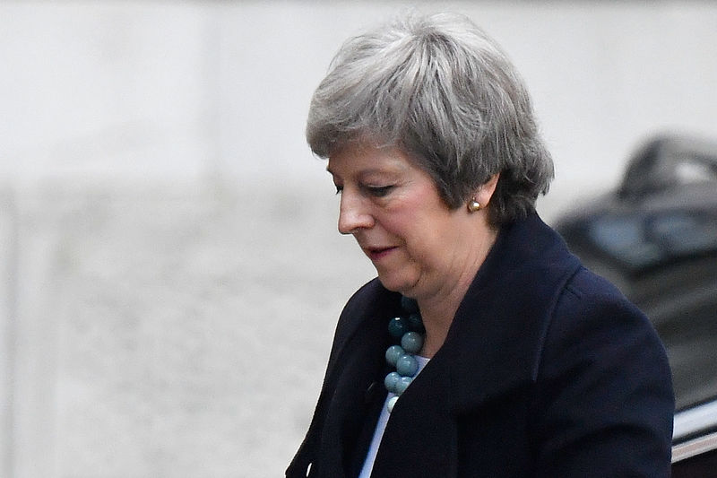 © Reuters. Premiê britânica, Theresa May, em Londres