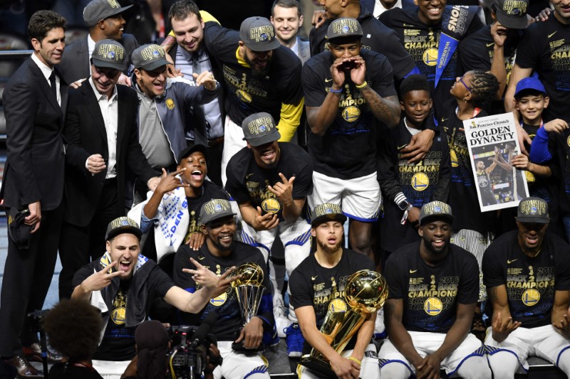 © Reuters. NBA: Finals-Golden State Warriors at Cleveland Cavaliers