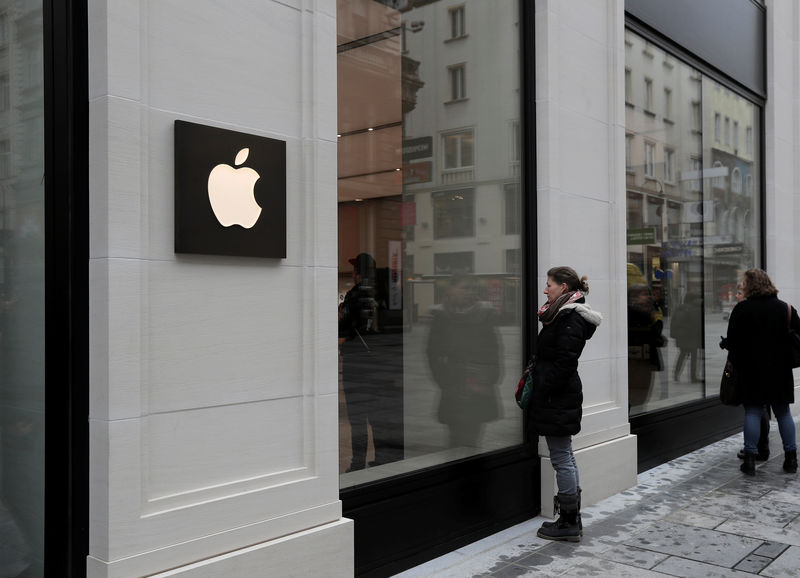 © Reuters. Loja da Apple em Viena, Aústria