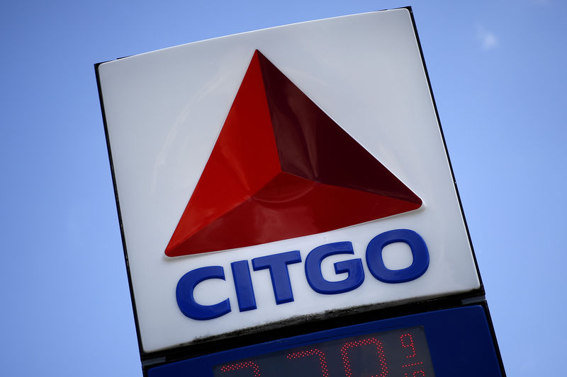 © Reuters. The logo of PDVSA's U.S. unit Citgo Petroleum is seen at a gas station in Stowell