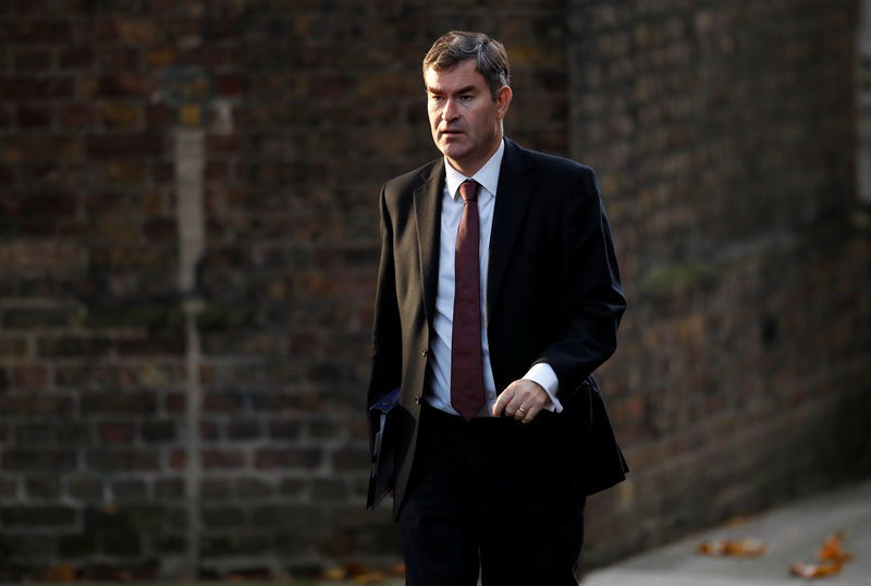 © Reuters. FILE PHOTO:  Britain's Secretary of State for Justice David Gauke arrives in Downing Street, London