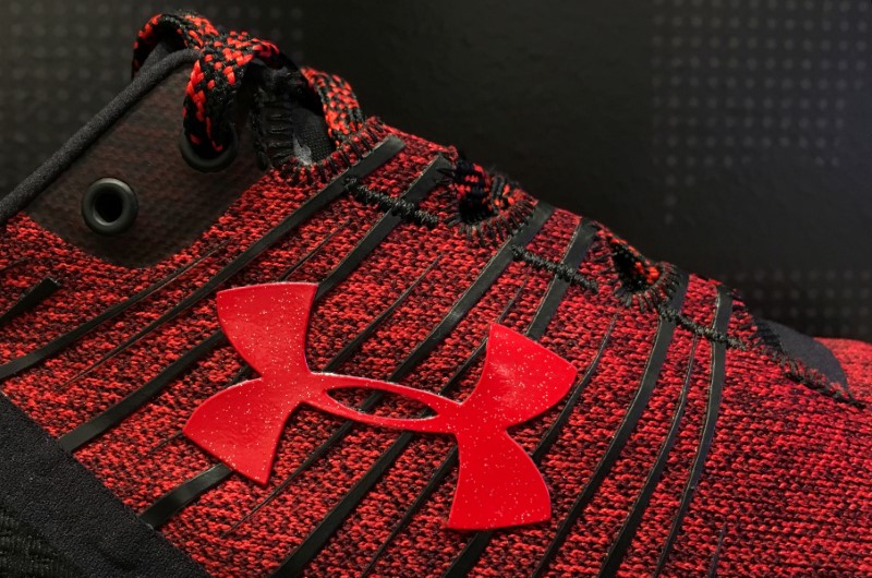 © Reuters. FILE PHOTO: An Under Armour logo is seen on a running shoe on display at an store in Chicago