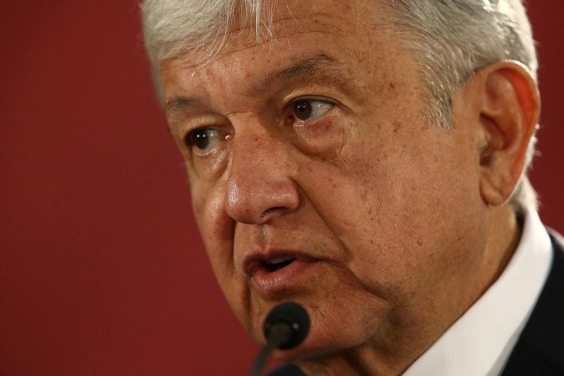 © Reuters. Presidente do México, Andrés Manuel López Obrador, durante coletiva de imprensa na Cidade do México