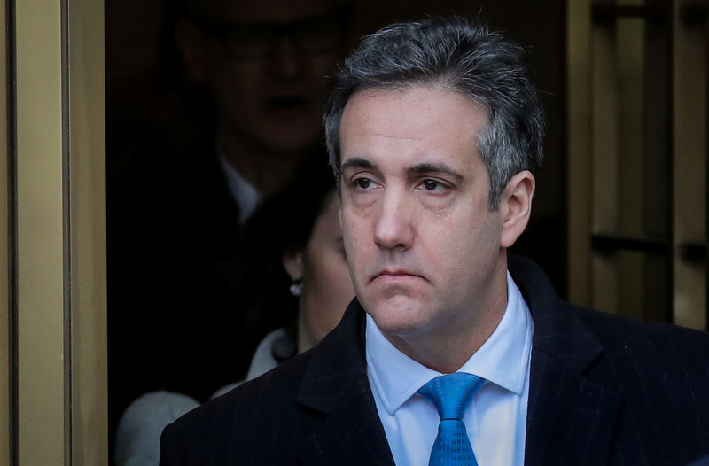 © Reuters. Michael Cohen, U.S. President Donald Trump's former personal attorney, exits the United States Courthouse after sentencing at the in New York