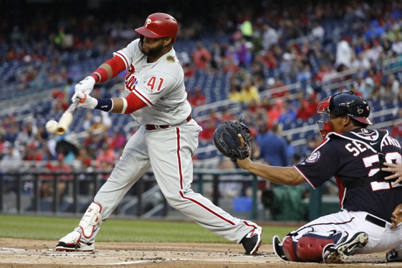 © Reuters. FILE PHOTO: MLB: Philadelphia Phillies at Washington Nationals