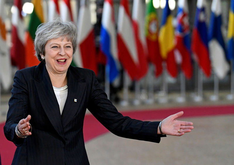 © Reuters. Theresa May em Bruxelas