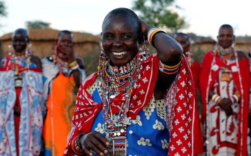 © Reuters. 2018 Edition of the Maasai Olympics at the Sidai Oleng Wildlife Sanctuary