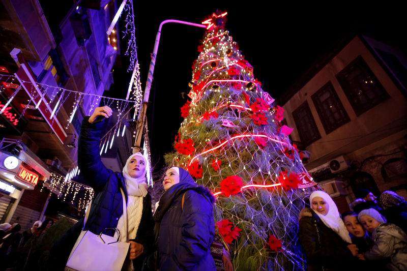 © Reuters. Distrito de Qasaa en Damasco