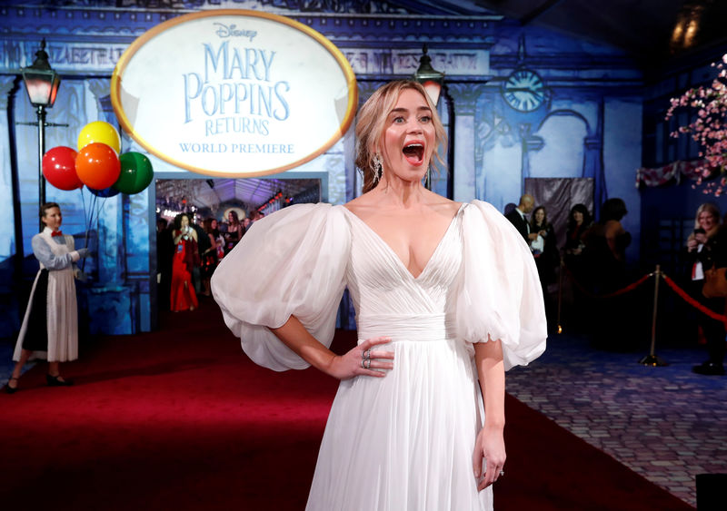 © Reuters. Emily Blunt vive un momento aterrador como la nueva Mary Poppins