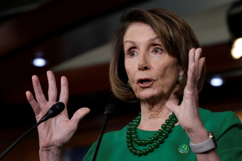 © Reuters. Democrata Nancy Pelosi fala em Washington