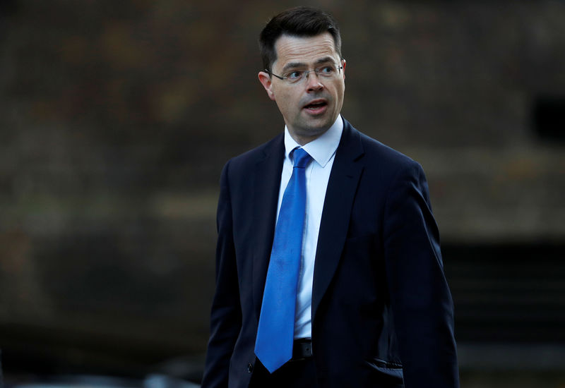 © Reuters. FILE PHOTO:  Britain's Secretary of State for Housing James Brokenshire arrives in Downing Street, London