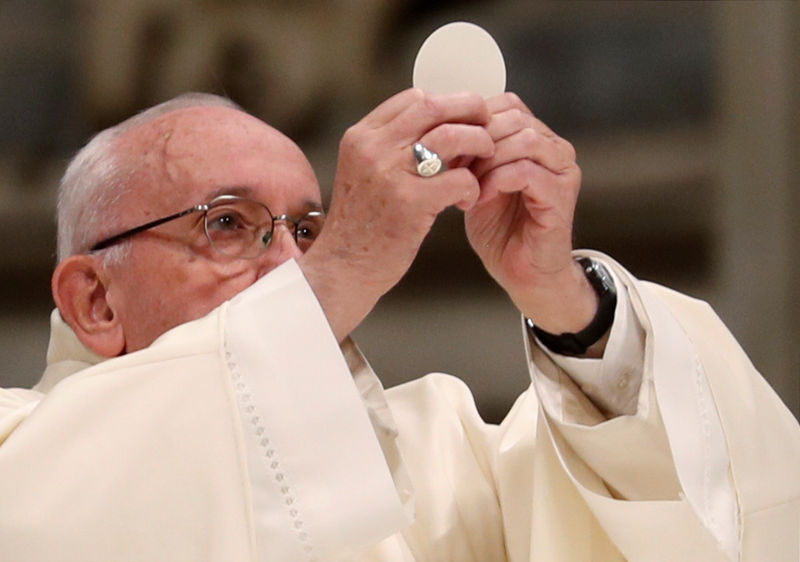 © Reuters. Papa Francisco na Praça de São Pedro