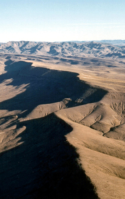 © Reuters. FILE PHOTO: The remote site of Yucca Mountain, Nevada, is seen in this undated photo